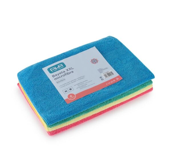 Bayeta microfibra xxl 60*40cm pack 4