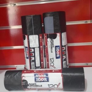 Sacs poubelle igor 120L /10 PC